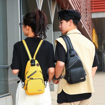 Muška chest bag, Street trend, Nylon, Vodootporan, Prozračan, Ultra lagan