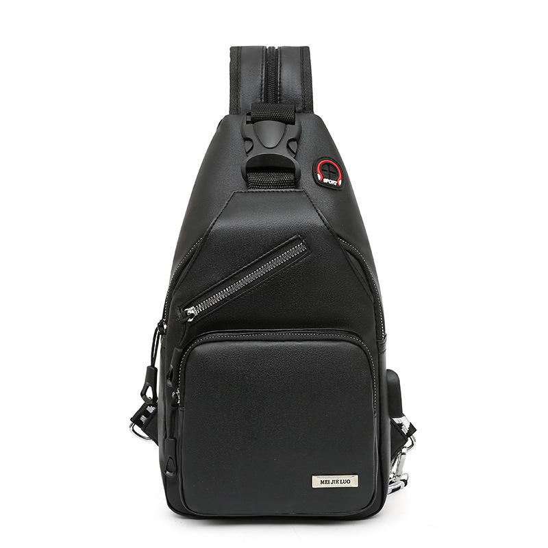 Muška chest bag, Street trend, Nylon, Vodootporan, Prozračan, Ultra lagan