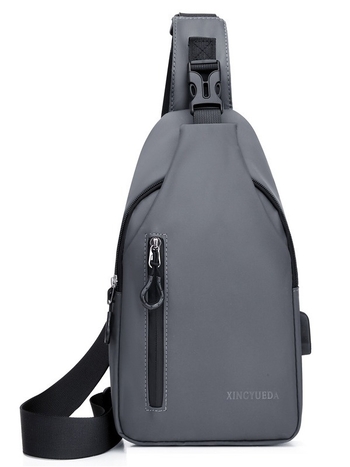 Muška crossbody torba, gradska jednostavnost, kožni film materijal, vodootporna, ultra lagana, velika kapacita