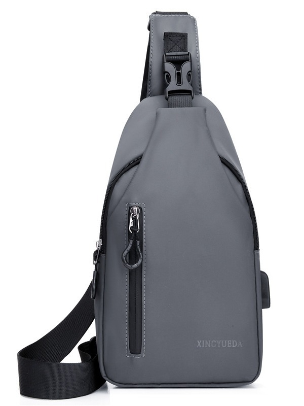 Muška crossbody torba, gradska jednostavnost, kožni film materijal, vodootporna, ultra lagana, velika kapacita