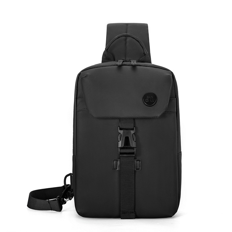 Muška crossbody torba — ulični stil, najlon, podstava poliester, smanjenje tereta, proljeće 2025