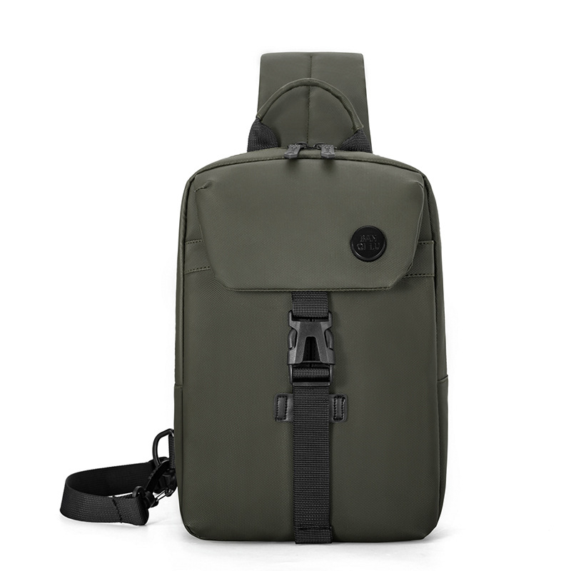 Muška crossbody torba — ulični stil, najlon, podstava poliester, smanjenje tereta, proljeće 2025