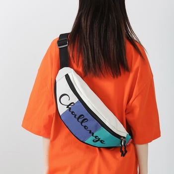 Τσάντα χιαστί για το στήθος – Νάιλον, επένδυση πολυεστέρα, κλείσιμο με φερμουάρ, κρυφή θήκη με φερμουάρ, εξωτερικά 3D δομή