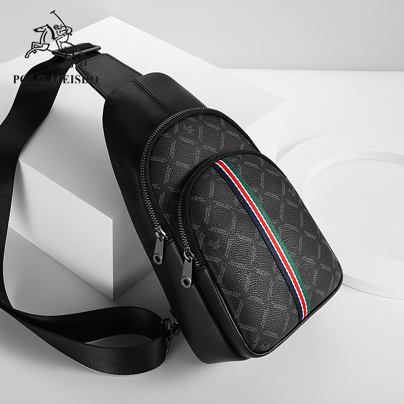 Muška crossbody torba, korejskog stila, vodootporna PVC, podstava od prave kože, ovlaštena privatna marka, proljeće 2022