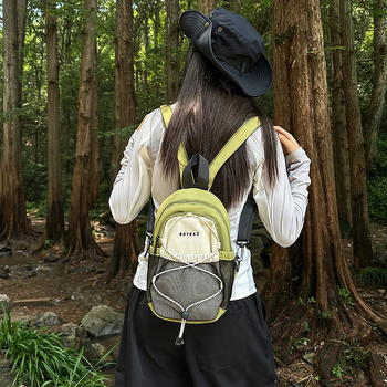 Chenyun Διπλής χρήσης τσάντα στήθους με θήκη κινητού, νάιλον εξωτερικό, επένδυση πολυεστέρα, φερμουάρ, τρισδιάστατος σχεδιασμός, καθημερινή χρήση, στυλ δρόμου, Φθινόπωρο 2025