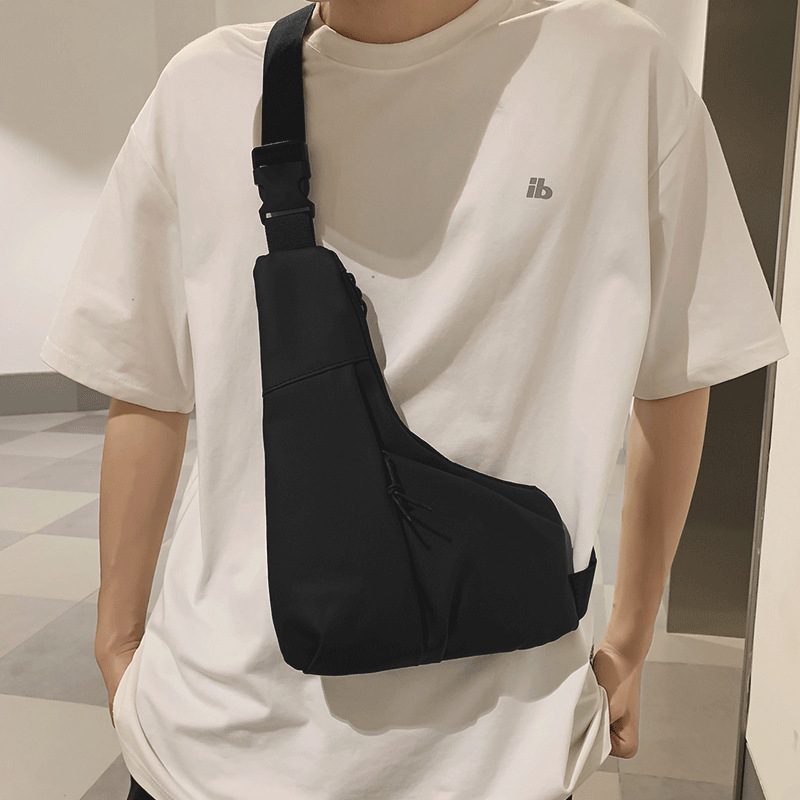 Unisex crossbody torba od najlona, lagana svakodnevna uporaba, zatvaranje zipom, unutarnja džep sa zatvaračem