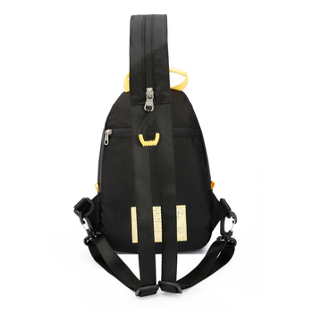 Férfi mellkas táska, vízálló Oxford anyagból, keresztpántos kivitel, modell 5539#, szabadidős utazásokhoz