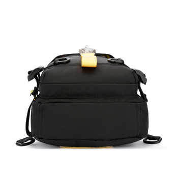 Férfi mellkas táska, vízálló Oxford anyagból, keresztpántos kivitel, modell 5539#, szabadidős utazásokhoz