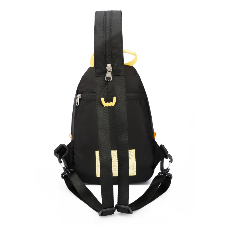 Férfi mellkas táska, vízálló Oxford anyagból, keresztpántos kivitel, modell 5539#, szabadidős utazásokhoz