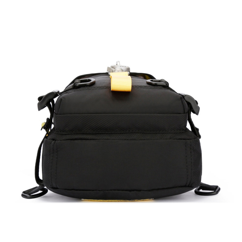 Férfi mellkas táska, vízálló Oxford anyagból, keresztpántos kivitel, modell 5539#, szabadidős utazásokhoz