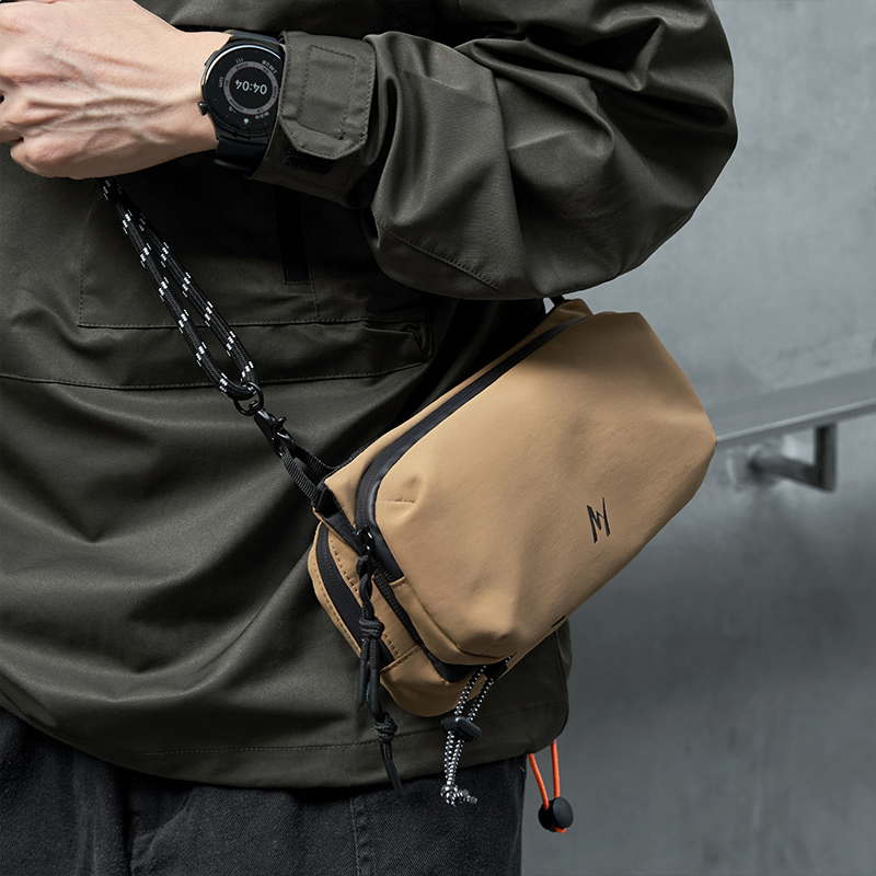 Muška crossbody torba, ulični stil, Oxford platno, 3D vanjska torba, poliester podstava