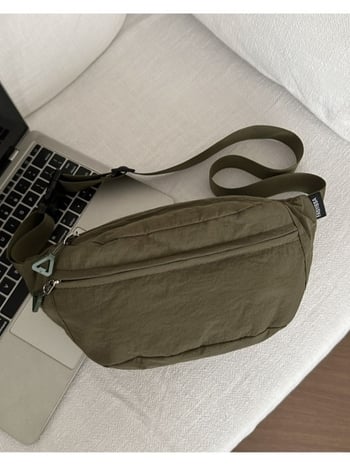 Τσαντάκι στήθους από Oxford ύφασμα, Street Fashion, Μεγάλη χωρητικότητα, Θήκες για κινητό και ID, Φερμουάρ