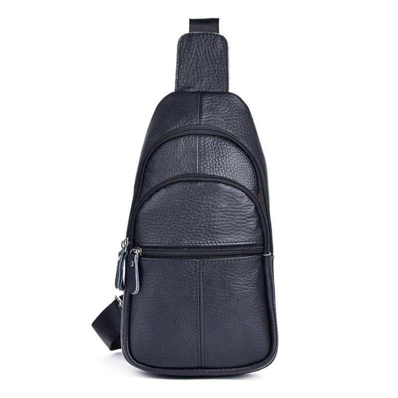Muška crossbody torba od PU kože – unutarnja podstava od prave kravlje kože, za slobodno vrijeme, Brend Unique