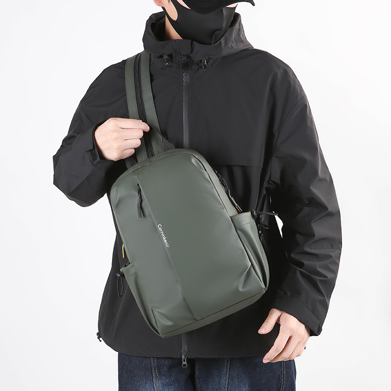 Torba na prsa, vodootporna, unisex, remen s zračnim jastučićem, podstava od najlona