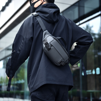 Muška crossbody torba – ultra lagana PU, gradski minimalistički stil, podstava od poliestera, Feisha, svakodnevna upotreba