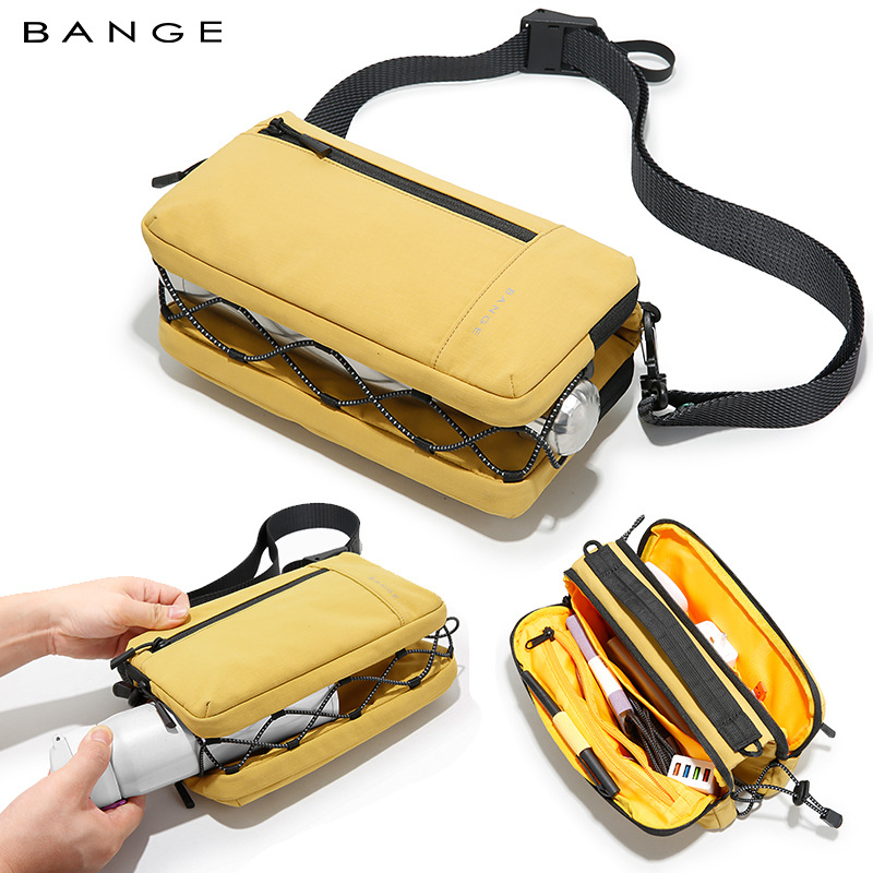 BANGE muška crossbody torbica, najlon materijal, otporna na habanje, najlonska podstava, marka BANGE
