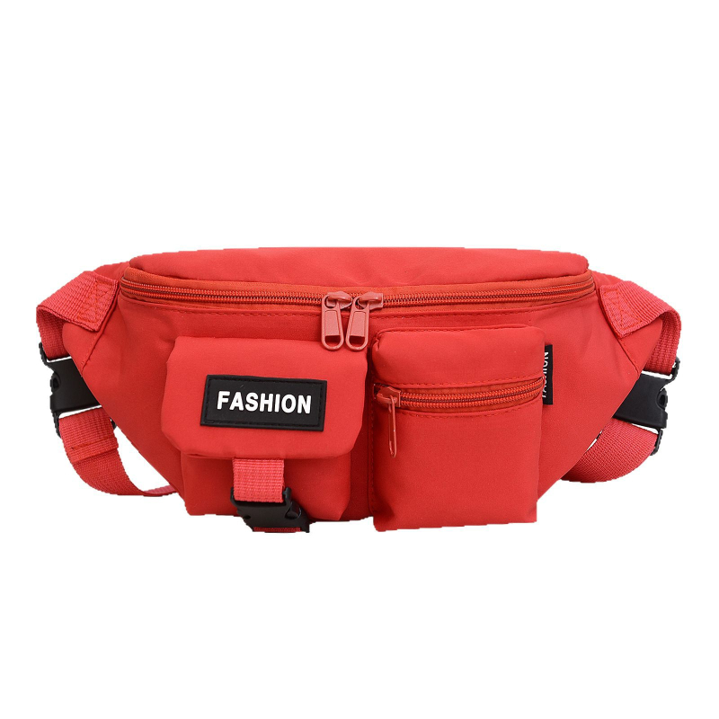 Crossbody τσάντα με αστικό απλό στυλ, νάιλον εξωτερικά, άνοιγμα με φερμουάρ, επένδυση πολυεστέρα, εσωτερική θήκη ID