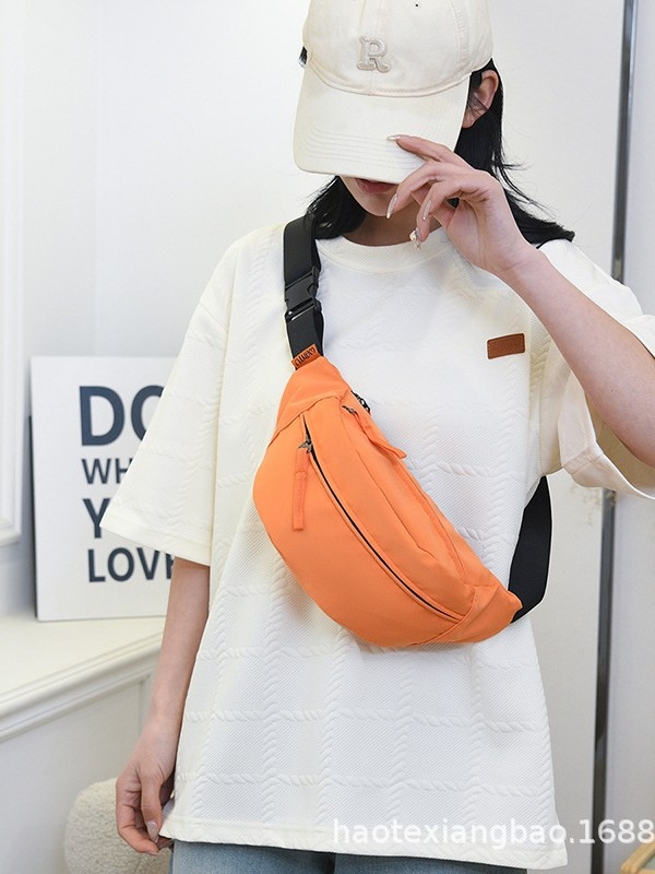 Haote Unisex torbica za pojas i prsa, Oxford tkanina, otporna na habanje, džep za 8-inčni uređaj, casual crossbody torba za telefon