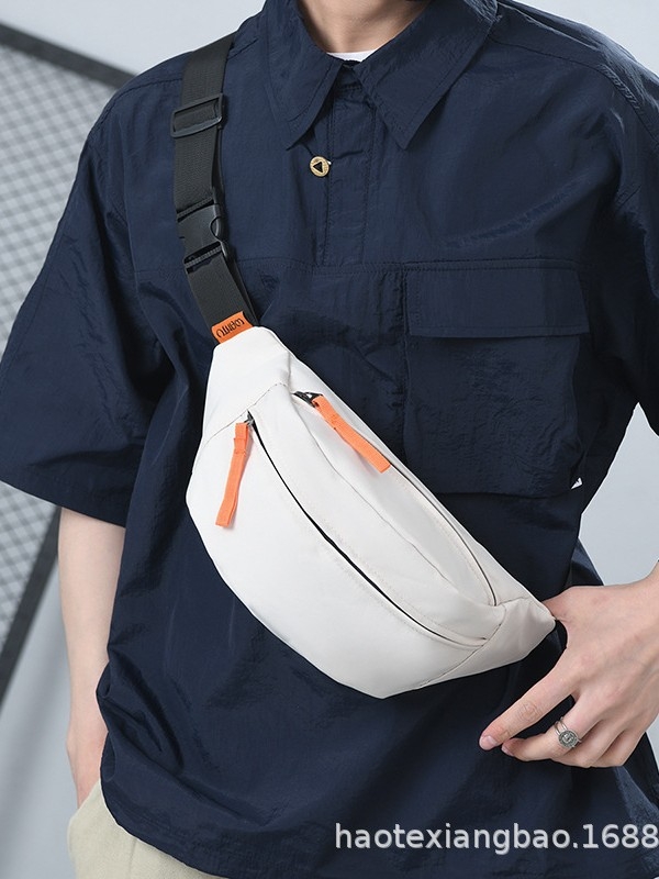 Haote Unisex torbica za pojas i prsa, Oxford tkanina, otporna na habanje, džep za 8-inčni uređaj, casual crossbody torba za telefon
