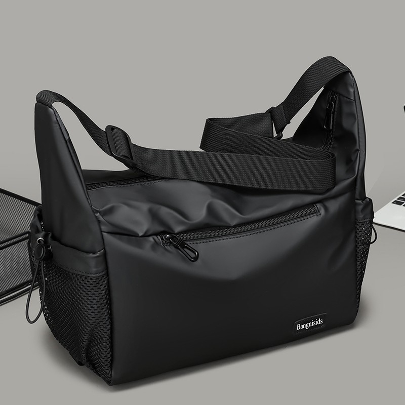 Muška crossbody torba - Ulični stil, Vodootporna, Prozračna, Otporna na habanje, Velik kapacitet