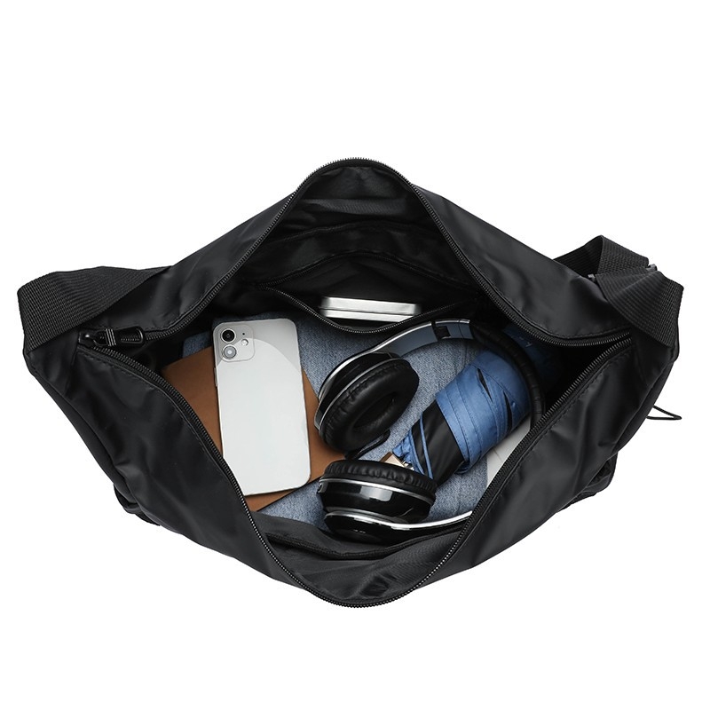 Muška crossbody torba - Ulični stil, Vodootporna, Prozračna, Otporna na habanje, Velik kapacitet