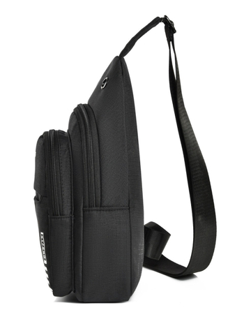 Muška chest bag, gradski stil, Oxford tkanina, otporna na habanje, jednostavan uzorak, podstava od poliestera