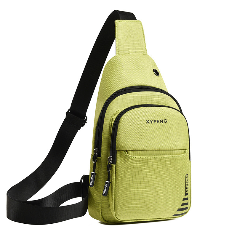 Muška chest bag, gradski stil, Oxford tkanina, otporna na habanje, jednostavan uzorak, podstava od poliestera