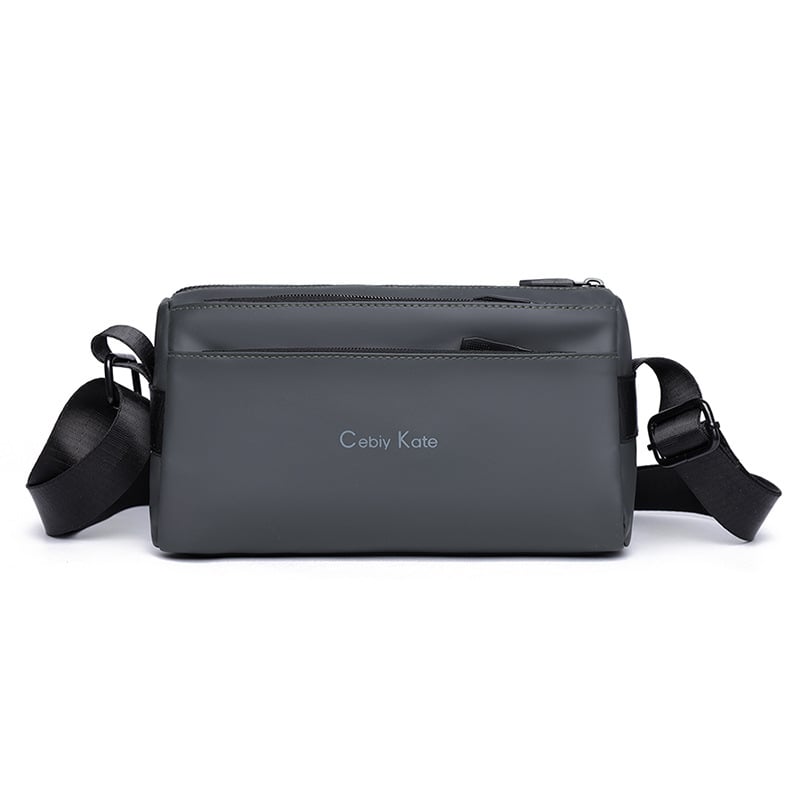 Muška crossbody torba – ulični stil; kožna membrana; prozračna, vodootporna, ultra lagana; jednobojni dizajn