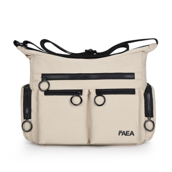 Muška crossbody torba za poslovna putovanja, netkani materijal, otporna na habanje, uzorak sa slovima, podstava od poliestera