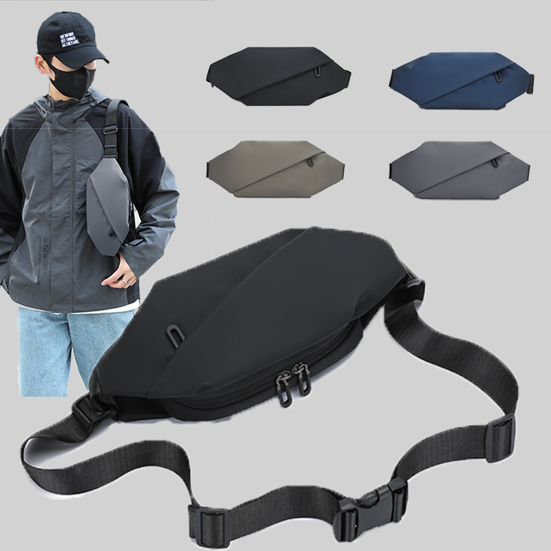 Férfiak számára crossbody táska szabadidős utazáshoz — Oxford anyag, lélegző, vízálló, ultra könnyű, kompatibilis 8 hüvelykes laptop