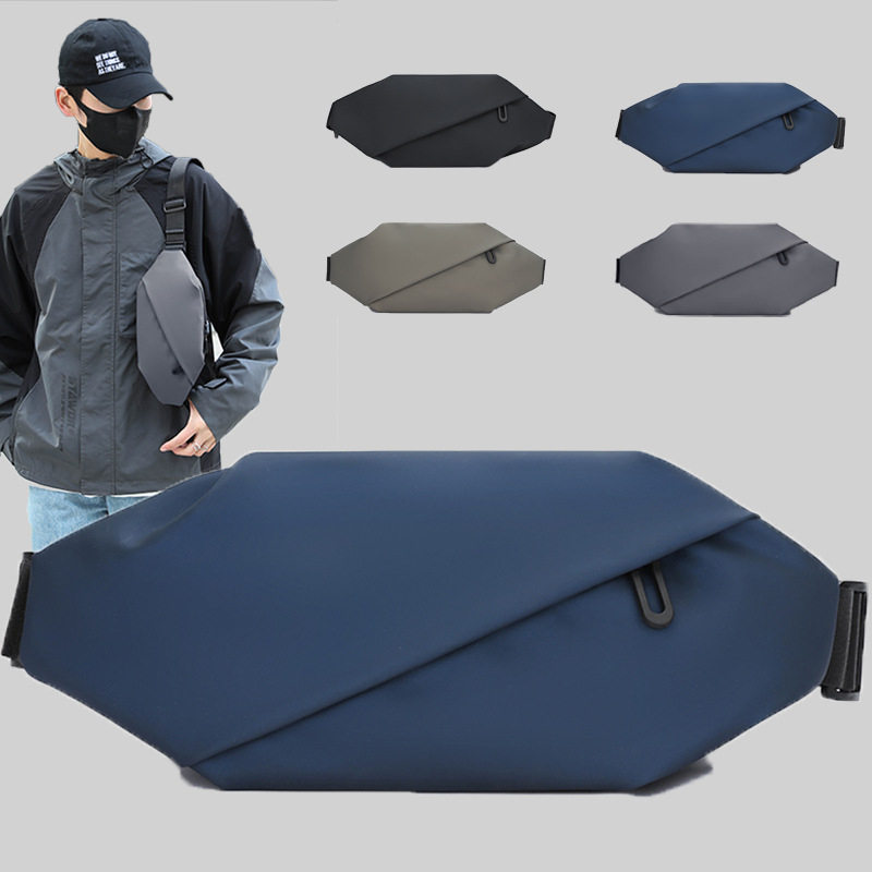 Férfiak számára crossbody táska szabadidős utazáshoz — Oxford anyag, lélegző, vízálló, ultra könnyű, kompatibilis 8 hüvelykes laptop