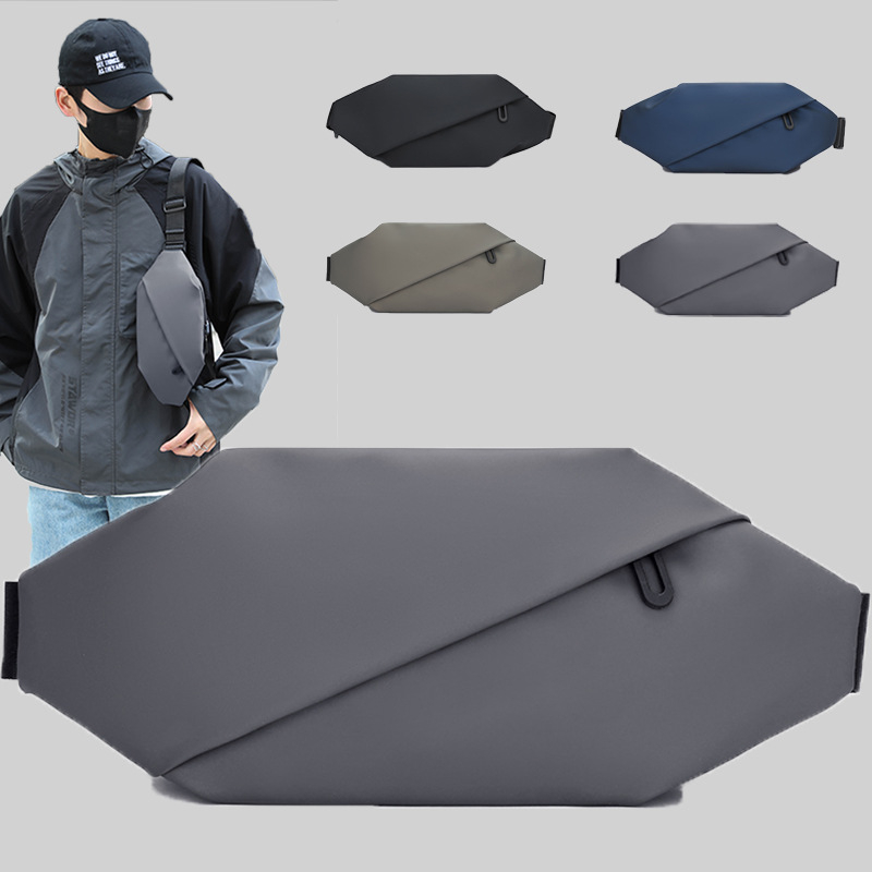 Férfiak számára crossbody táska szabadidős utazáshoz — Oxford anyag, lélegző, vízálló, ultra könnyű, kompatibilis 8 hüvelykes laptop