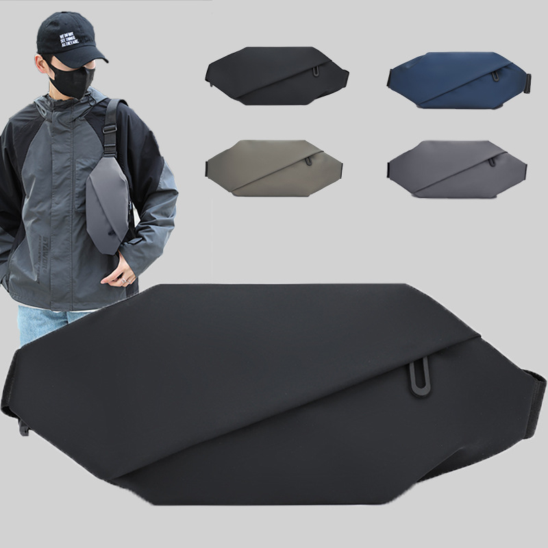 Férfiak számára crossbody táska szabadidős utazáshoz — Oxford anyag, lélegző, vízálló, ultra könnyű, kompatibilis 8 hüvelykes laptop