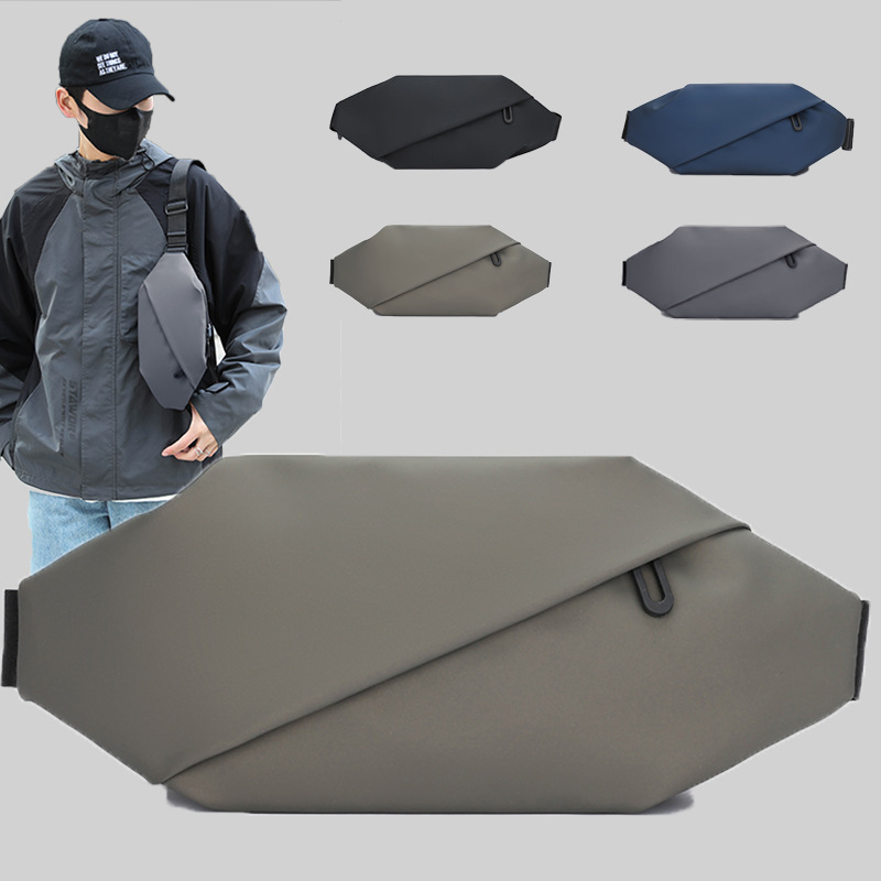 Férfiak számára crossbody táska szabadidős utazáshoz — Oxford anyag, lélegző, vízálló, ultra könnyű, kompatibilis 8 hüvelykes laptop