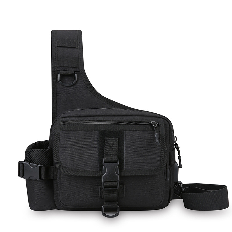 Muška torba za prsa — Oxford platno, vodootporna, otporna na habanje, podstava od poliestera