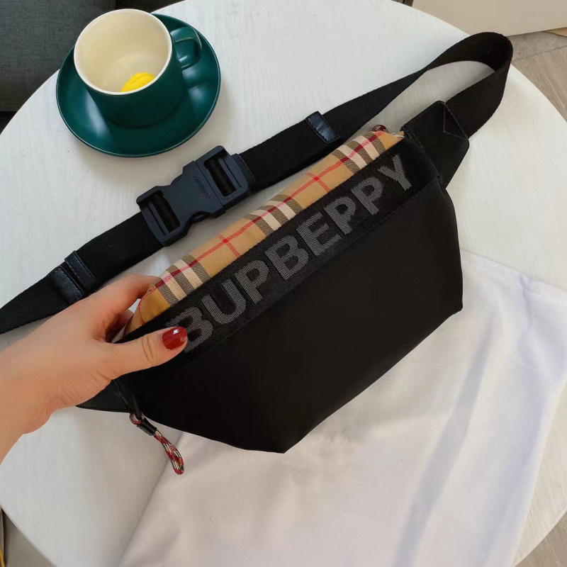 KING ARTHUR Muška torbica za prsa - Oxford platno, Karirani uzorak, Prozorčna i ultra lagana, Otporna na habanje, Crossbody