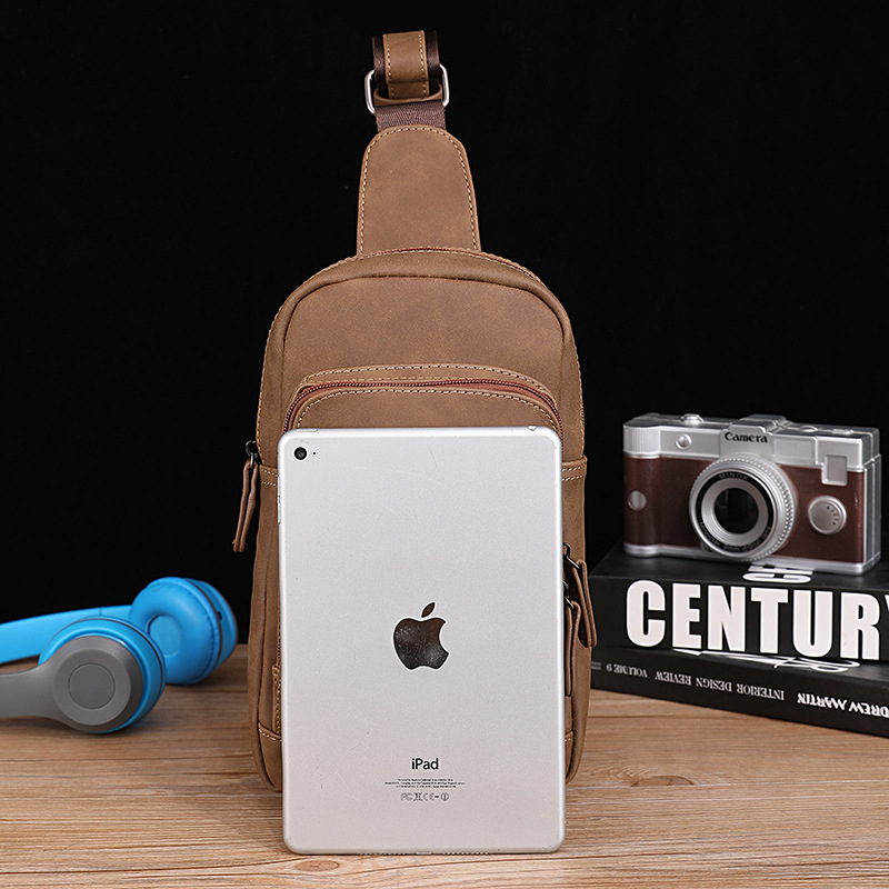 Muška prsna torba od PU kože, prozračna, Will brend