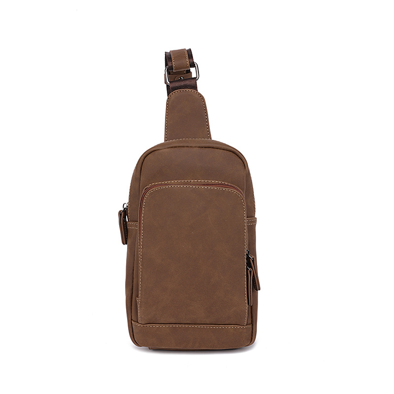 Muška prsna torba od PU kože, prozračna, Will brend