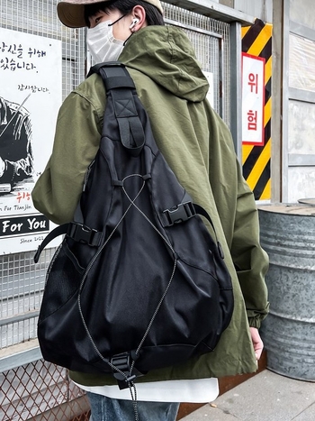 FILWHITE muška torba za prsa u street fashion stilu — Oxford plat, vodoodporna, ultralaka, otporna na habanje, podstava poliester