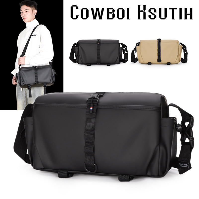 Muška crossbody torba, najlon, gradski jednostavan stil, podstava od poliester, jesensko izdanje 2025, za poslovna putovanja
