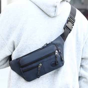 Muška pojasna torbica od Oxford tkanine, ultra lagana, otporna na habanje, proširiva, smanjuje opterećenje, zaštita rubova, zimska sezona 2024