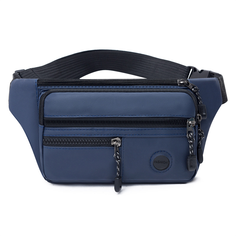 Muška pojasna torbica od Oxford tkanine, ultra lagana, otporna na habanje, proširiva, smanjuje opterećenje, zaštita rubova, zimska sezona 2024