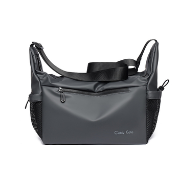 Férfi crossbody táska PU bőrrel, lélegző, poliészter bélés, üzleti utazásokhoz