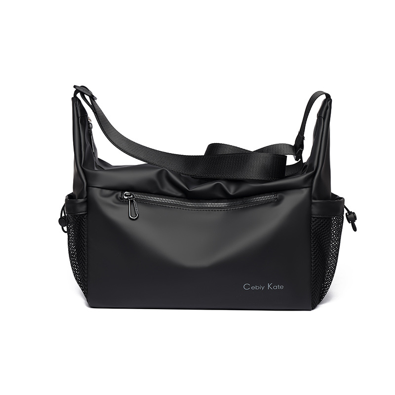 Férfi crossbody táska PU bőrrel, lélegző, poliészter bélés, üzleti utazásokhoz