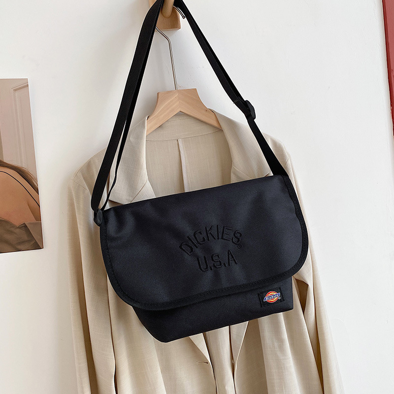 Muška crossbody torba u uličnom stilu, najlon, vodootporna, s natpisom, podstava poliester
