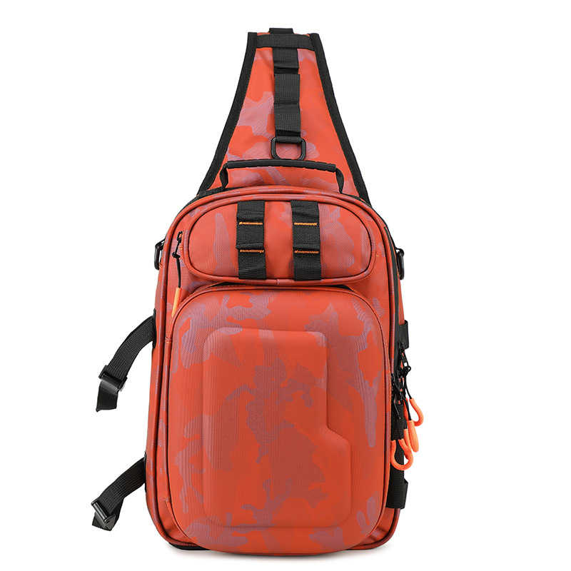 Muška prsna torba, kamuflažni uzorak, crossbody, Oxford tkanina, izdržljiva, putnički stil, zima 2025