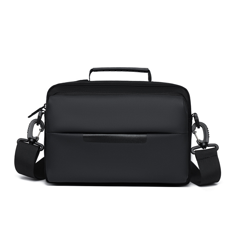 Muška crossbody torba od najlona, vodootporna, podstava od poliestera, jedinstven jednobojni uzorak