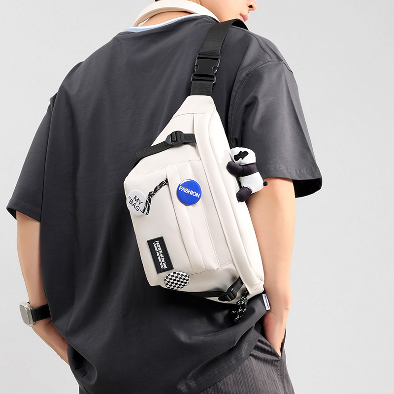 Muška crossbody torba – gradski stil, svakodnevna torba, kompatibilna s 8-inčnim prijenosnim računalom