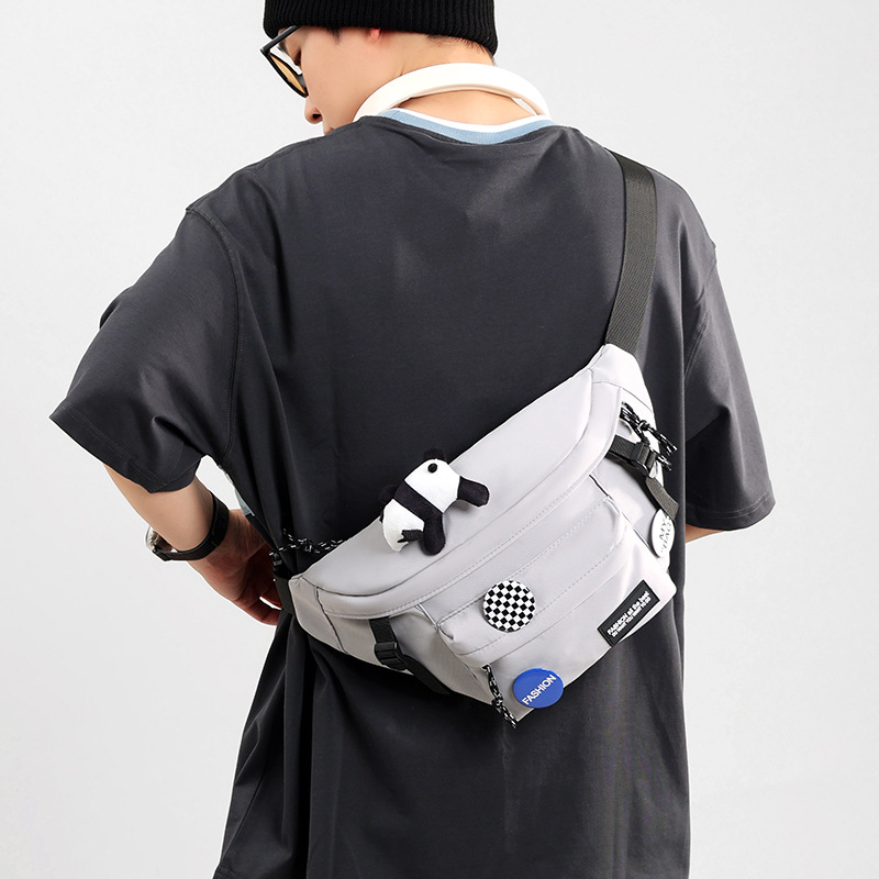 Muška crossbody torba – gradski stil, svakodnevna torba, kompatibilna s 8-inčnim prijenosnim računalom