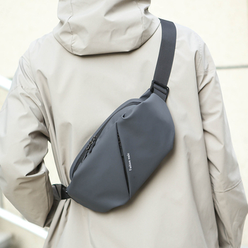 Muška torbica za prsa, ulični stil, najlon, ultra lagan dizajn, jednostavna podstava od poliestera
